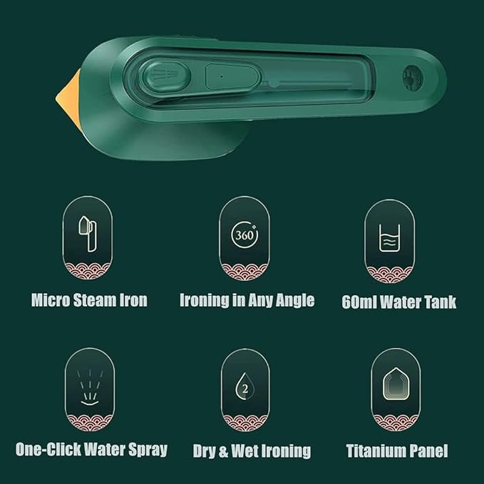 Portable Iron Travel Steamer for Clothes