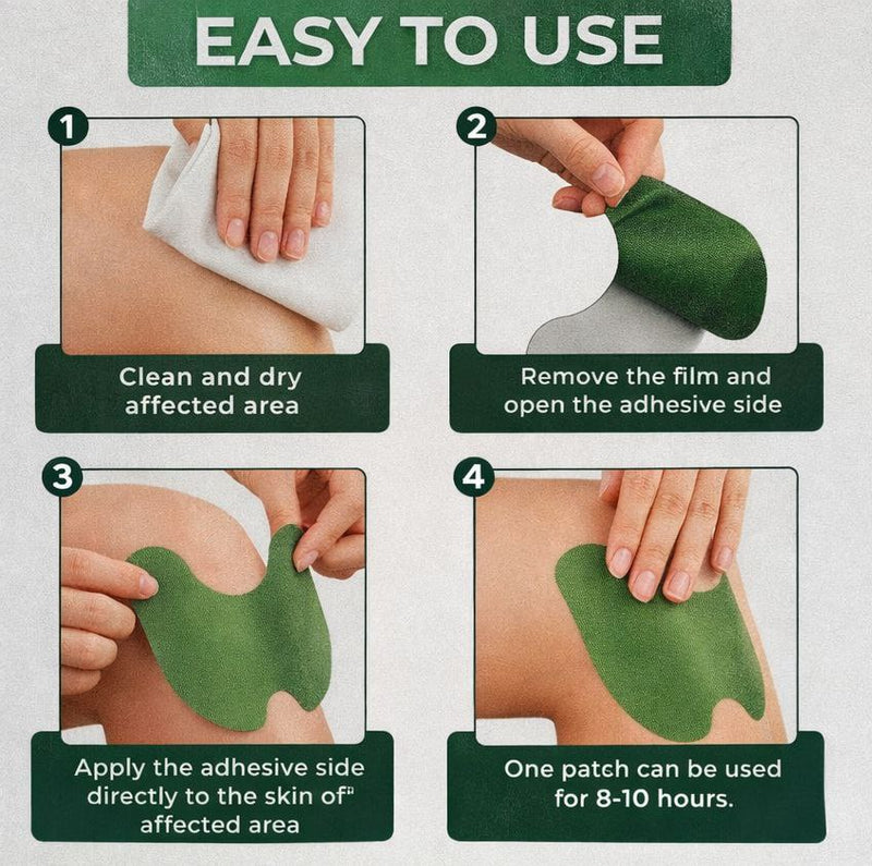 Knee Pain Relief Patches (Pack of 10, 20, 30)